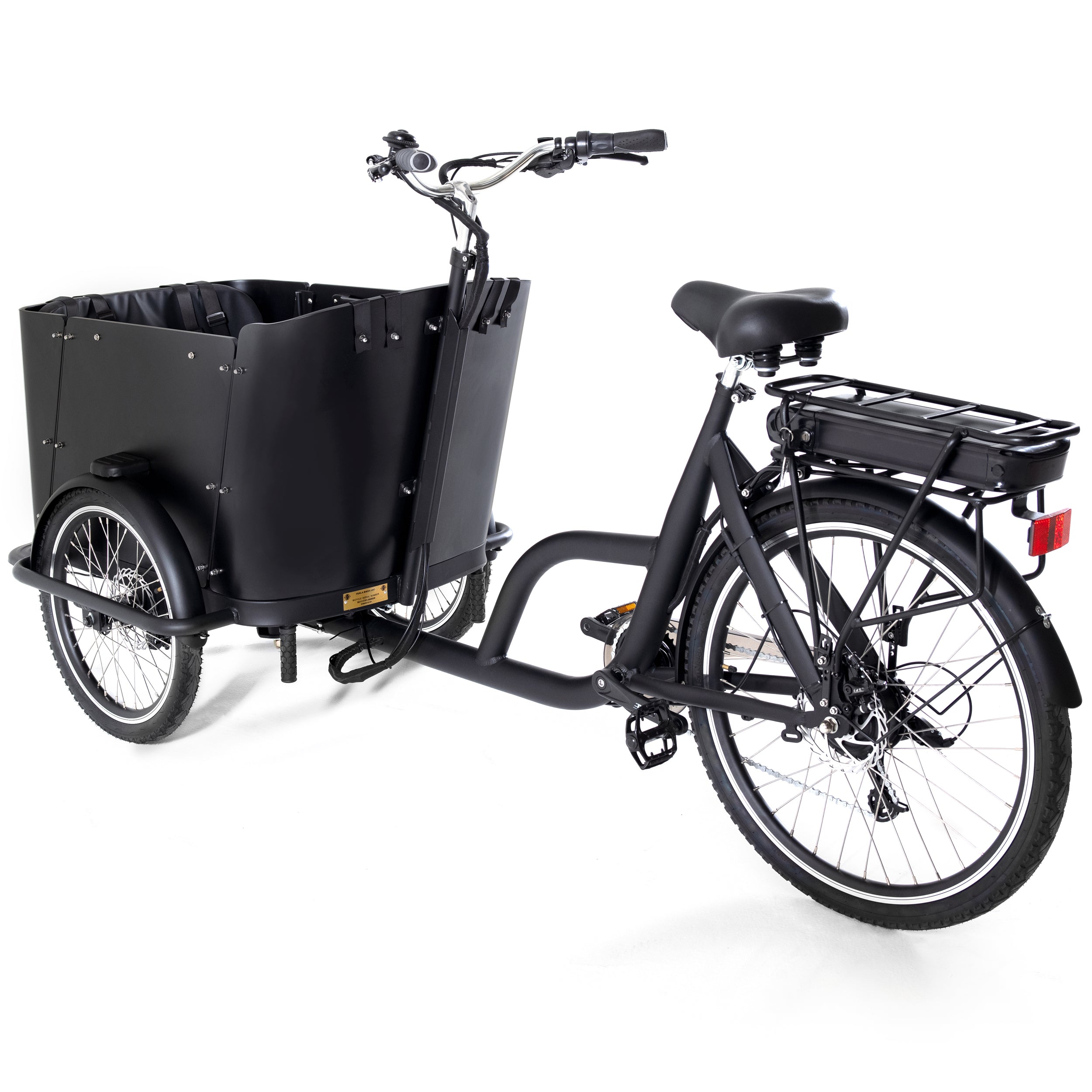 Travel in style with our non-electric cargo bike