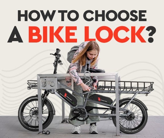 How to Choose a Bike Lock? - Ferla Family - Cargo Bikes