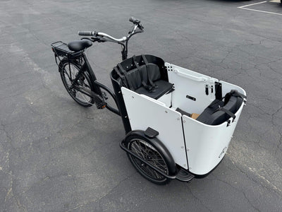 #078 Ferla Electric Inspire - White - Ferla Family - Cargo Bikes