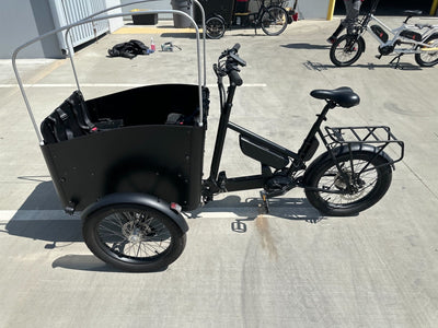 #086 Ferla Sports Bike - Black - Dual battery - Ferla Family - Cargo Bikes