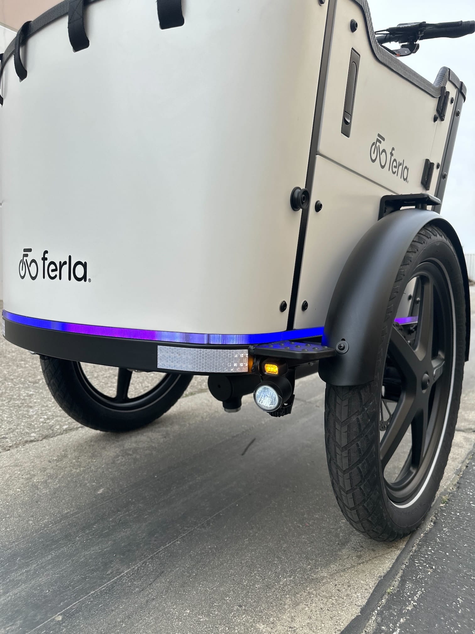 503 Ferla Royce Max - White - Ferla Family - Cargo Bikes