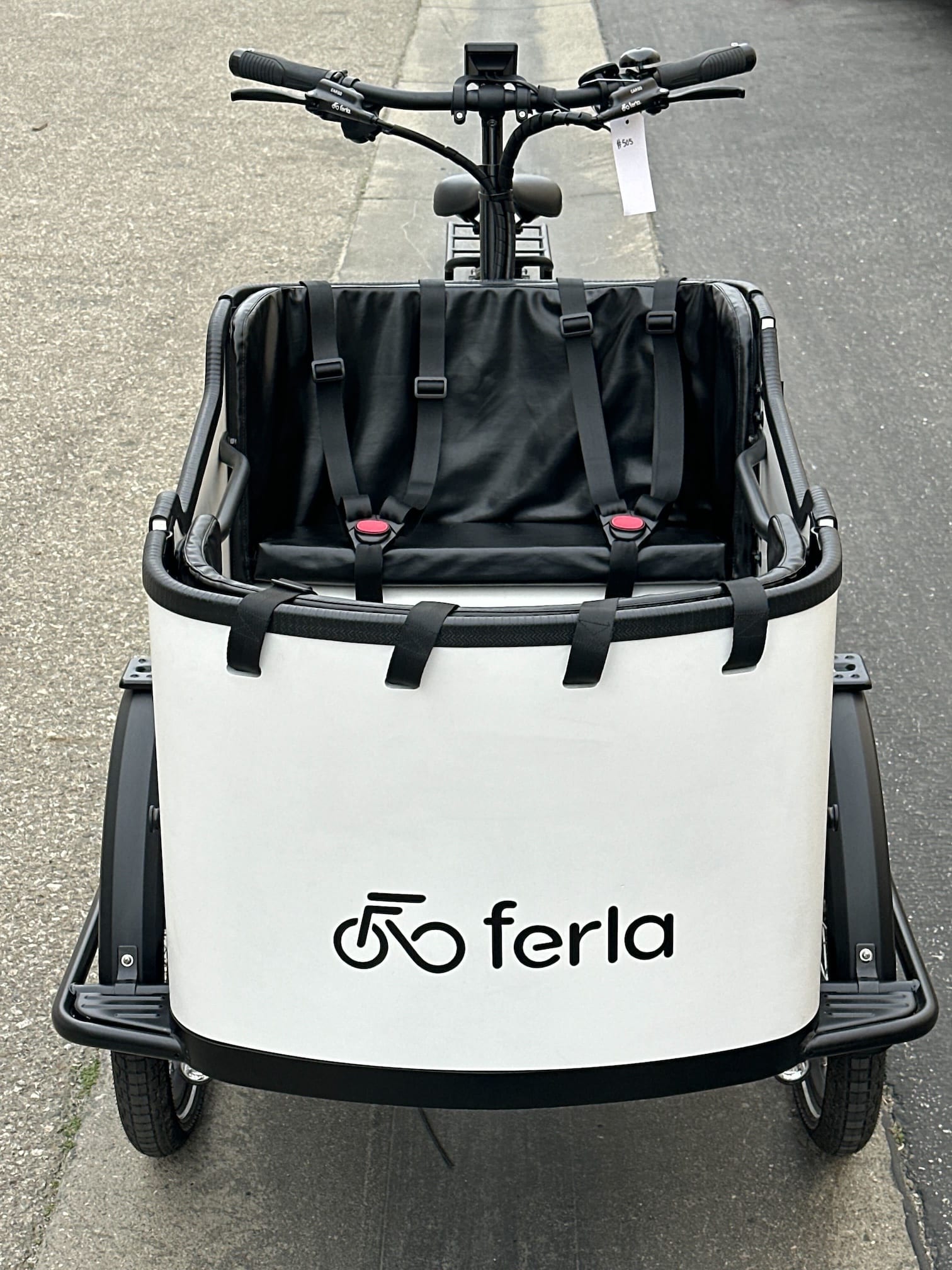 505 Ferla Royce II - Electric - White - Ferla Family - Cargo Bikes