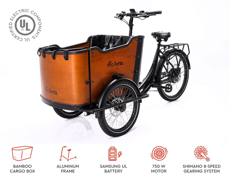 All-New Ferla Royce II Electric Cargo Bike + 18/21