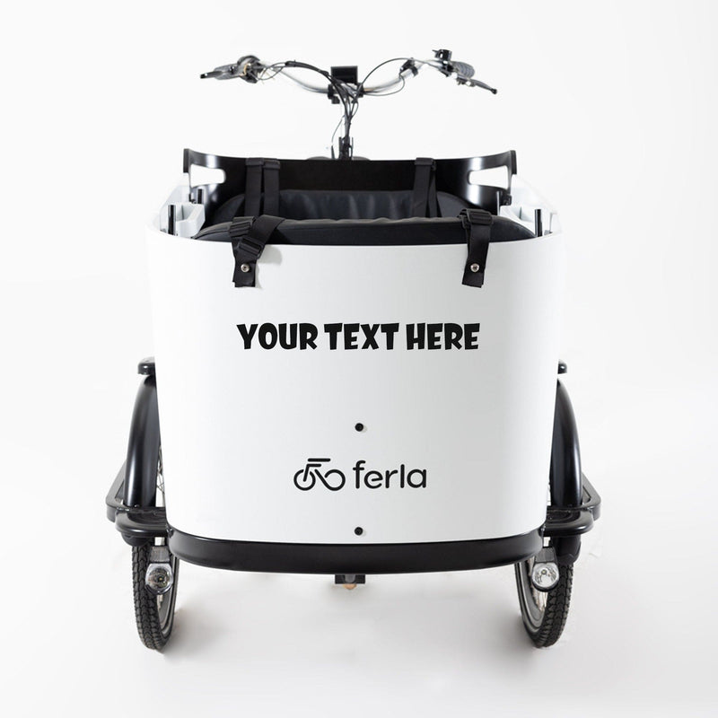 Create a custom decal - Ferla Family - Cargo Bikes