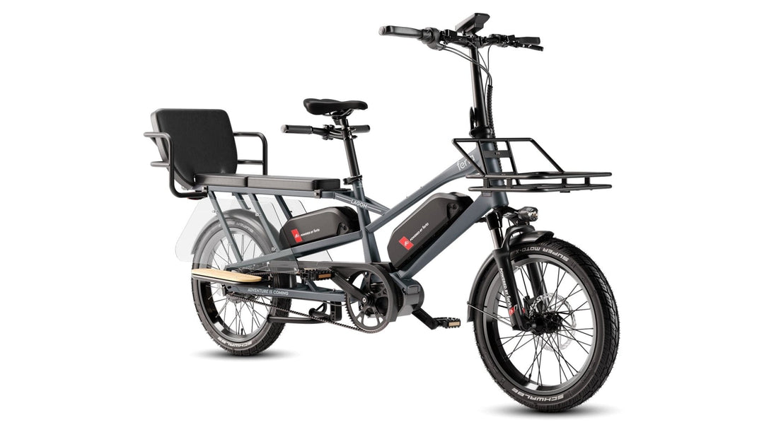 Electric fashion cargo bike for